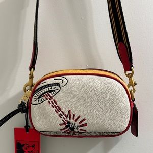 Coach Disney Mickey Mouse X Keith Haring Badge Camera Crossbody